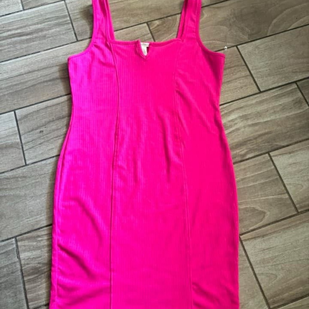 Bozzolo Vibrant Pink Mini Dress